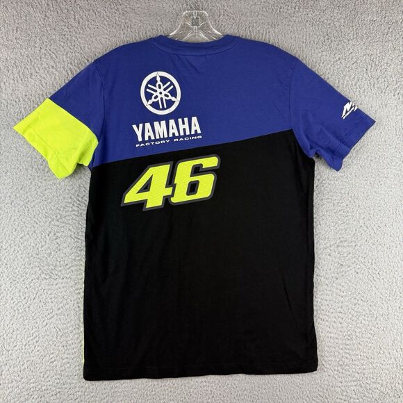 Yamaha Factory Racing Shirt Men’s Medium VR46 46 MotoGP Valentino Rossi Tee - Picture 6 of 10